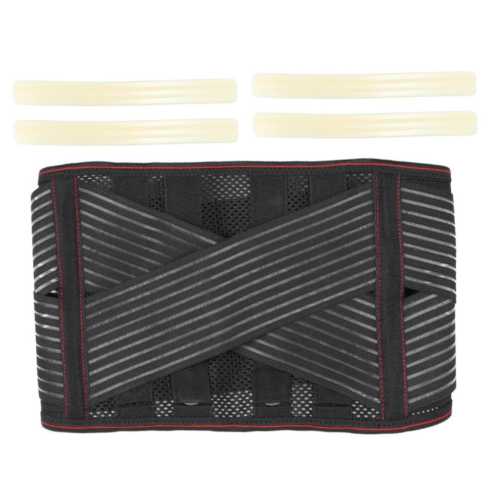 Lumbar Support Compression Belt Breathable Mesh Adjustable Back Brace For Back Pain Relief Herniated Disc Sciatica Scoliosis Posture Correction