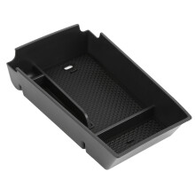 Boîte de rangement pour accoudoir central, compatible avec Kia K5DL3 2021. Rangement polyvalent, matériau durable, tapis en caoutchouc texturé