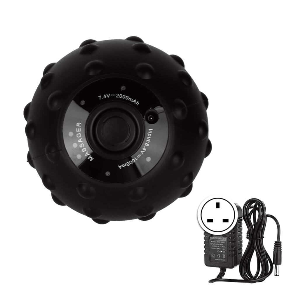 USB Rechargeable Vibrating Massage Ball For Muscle Recovery, 4Speed Deep Tissue Trigger Point Massager With Adjustable Vibration And TSA Compliant