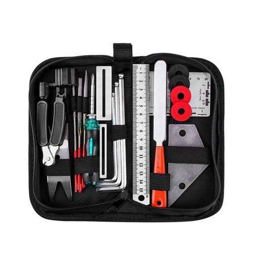 20-Piece Set Guitar Cleaning and Maintenance String Changing Tool Tuning Wrench Set Kit