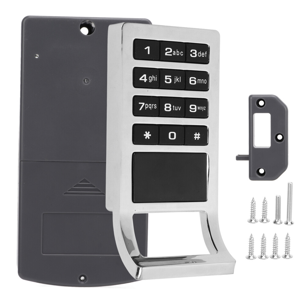 Digital Touch Keypad Lock Waterproof Design High Sensitivity Touch Panel Keyless Entry Zinc Alloy Material Emergency Power Unlock For Gym Swimming 9049227006809