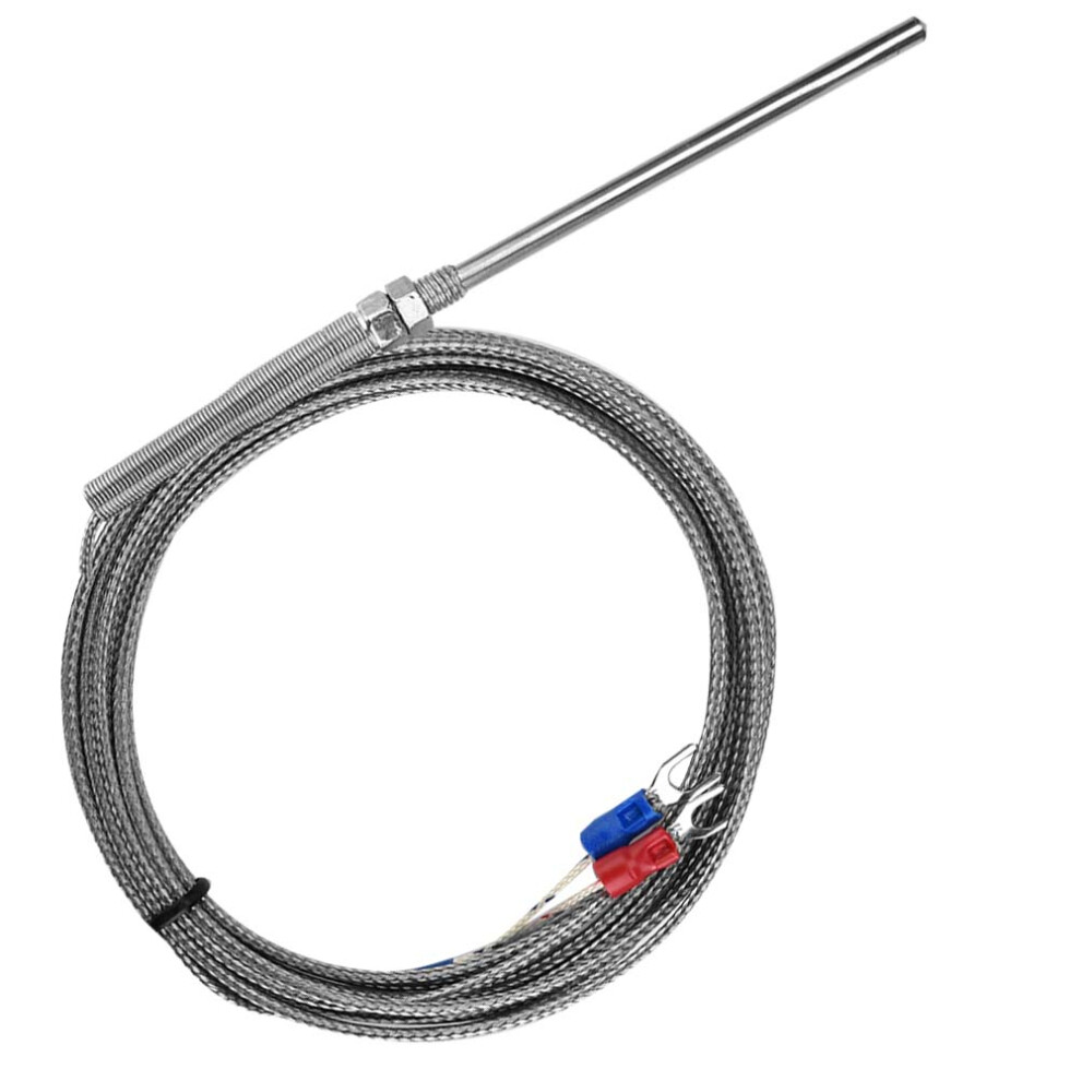 Industrial Grade K Type Thermocouple With Shield Cable And Stainless Steel Probe For High Measurement Accuracy In Temperature Controller Systems 9191629369621