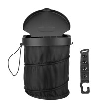 Adjustable Hanging Design Car Trash Can Universal Fit Multifunctional Trash Bin Water Proof Bag Durable Oxford Cloth Foldable Portable Garbage Bin