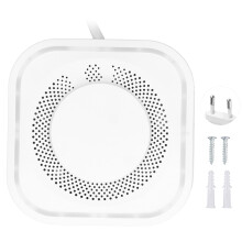 Connected Smoke Detector Smart WiFi Photoelectric Sensor App Controlled Loud Alarm Real Time Warnings Replaceable Battery Strong Build Fast Setup