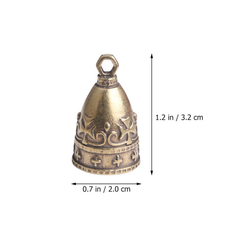 3Pcs Tiny Gold Bells for DIY Crafting and Holiday Decor 1