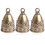 3Pcs Tiny Gold Bells for DIY Crafting and Holiday Decor 3