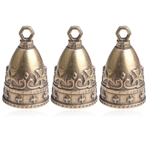 3Pcs Tiny Gold Bells for DIY Crafting and Holiday Decor 2