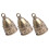 3Pcs Tiny Gold Bells for DIY Crafting and Holiday Decor 5