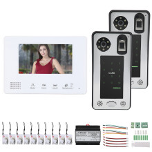Peephole Camera Integrated Video Intercom System Wired Video Doorbell With Indoor Outdoor IR Camera Night Vision And Waterproof Features For