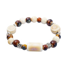 Handwoven Ceramic Jewelry Playful Cats Ceramic Beaded Stylish Wristband Charm for Fashion Lover