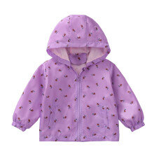 Kids Boys Girls Coat Hooded Prints Jacket Toddler Windproof Zipper Outwear Daily Wear Stylish / 3-4 Years