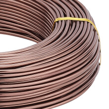500gs 12 Gauge(2mm) Aluminum Wire 180 Feet(55m) Bendable Metal Sculpting Wire for Bonsai Trees Floral Arts Crafts Making Camel Aluminum
