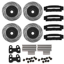 Metal Simulation Brake Disc Replacement Parts For RC Car, Easy For Installation Lightweight And Easy To Carry Long Service Life Compatible With1/10