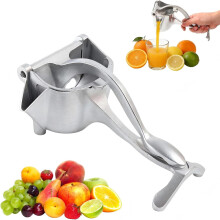 Presse-agrumes manuel amélioré pour citrons, oranges, limes, pamplemousses et grenades – Poignée ergonomique, nettoyage facile (1 pièce)