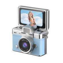 Kompakt nøkkelring digitalkamera med 180 vippbar skjerm, innebygde kunstfiltre, videokamera for studenter, nybegynnere og fotografer