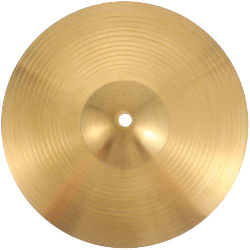prato de bateria 10 polegadas em latão crash ride hi-hat dourado 2