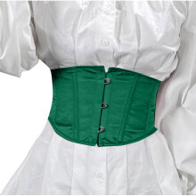 Corset Steel Boned Corset Womens Underbust Waspie Corset Heavy Duty Cincher Short Torso Corset