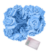 LED Rose Flower String Lights Decorative Lighting for Home Decor Romantic Ambiance Party Wedding Decoration Festive Light Display