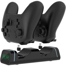 Switch Pro Controller Charger – Compatible with Xbox Series S/X, PS5, Switch Pro (Not for Power A Pro)