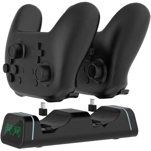 Switch Pro Controller Charger – Compatible with Xbox Series S/X, PS5, Switch Pro (Not for Power A Pro)