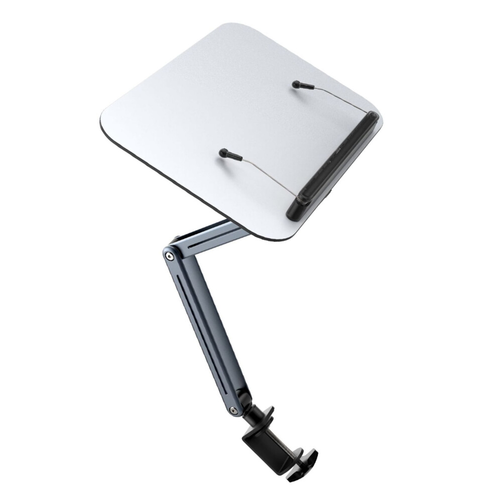 Adjustable Laptop Stand Arm Mount, 360 Degree Rotating Tablet Holder With Height Adjustment For Comfortable Viewing 9399596191454