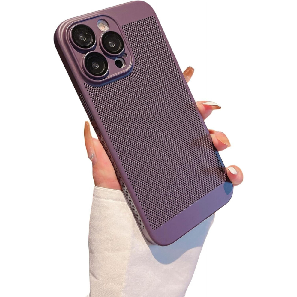 Mesh Heat-Dissipating Frosted Pc Phone Case For Iphone 15 9336866097214