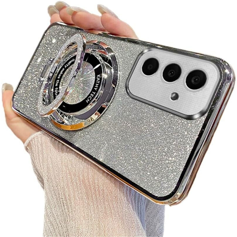 Glitter Bling Phone Case For Samsung Galaxy A15 5G Â Slim, Shockproof, Stand & Camera Protector, Luxury Plating 9085618859302
