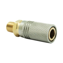 Quick Releasing 8mm Double Thread Air Inflation Coupler Aluminum Pneumatic Quick Connector 8mm Inner Outer Adapter