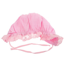 Bonnet Hat Pink Cotton 1Pc 7.1X7.1X0.2In
