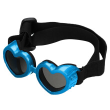 Small Dog Sunglasses Goggles Eye Wear With Adjustable Strap Doggy Heart Shape Fog Sunglasses For Pet Dogs Sun Glasses Doggie Windproof Glasses