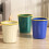 Kitchen Trash Can, Step-On Garbage Can with Lid, Tall Kitchen & Bathroom Trash Can, Small Office Waste Bin, Blue - 1