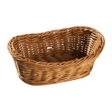 Woven Oval Wicker Basket, Natural Rattan Bread/Fruit Basket, Handmade Serving & Storage Basket for Kitchen Countertop – 2026 New Arrival