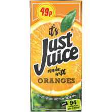 Just Juice Orange 200ml (Pack of 24)