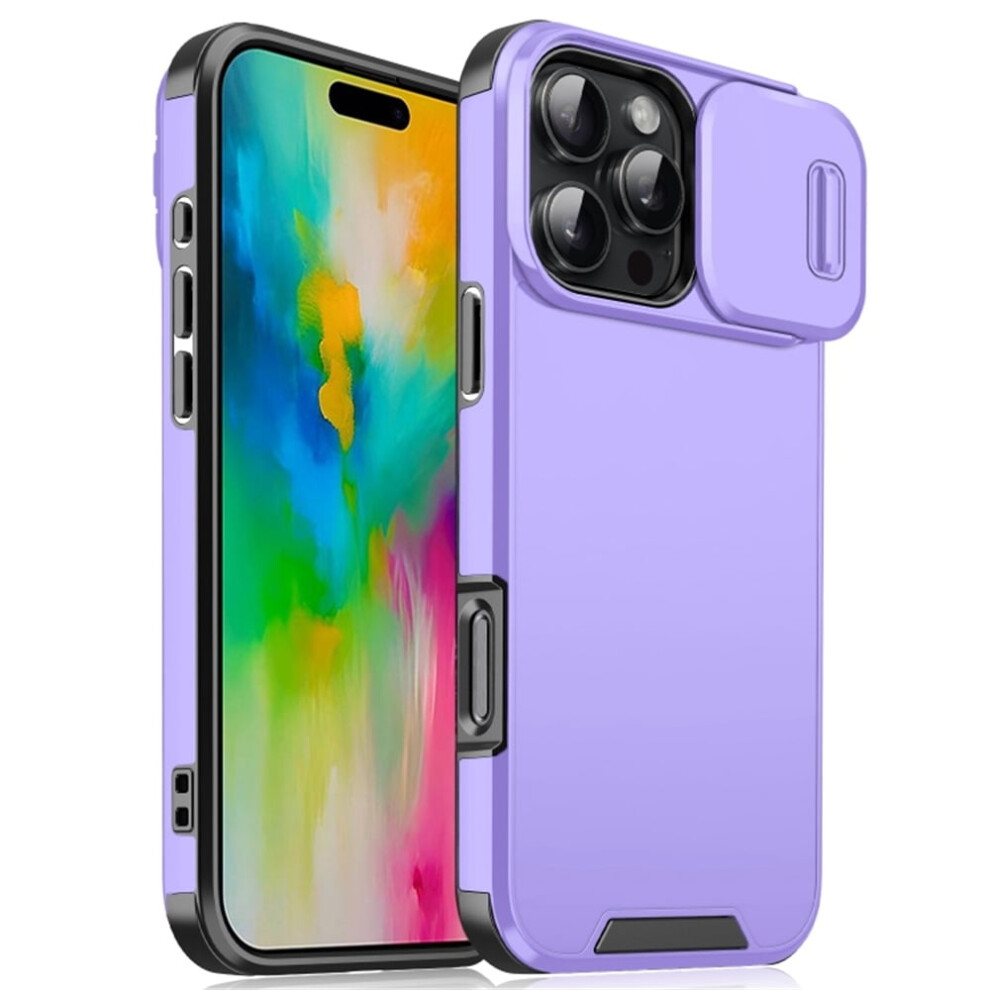 Iphone 16 Pro 6.1" Heavy-Duty Shockproof Case With Purple 9336866114652