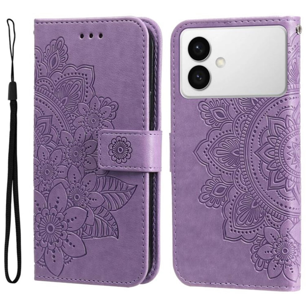 Pu Leather Flip Wallet Case For Samsung Galaxy S26 Purple 9336866115482