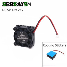2507 25MM 25x25x13MM Cooling Fan For Raspberry Pi Fan with heat sink DC 5V 12V 24V m.2 SSD Fan with 2pin