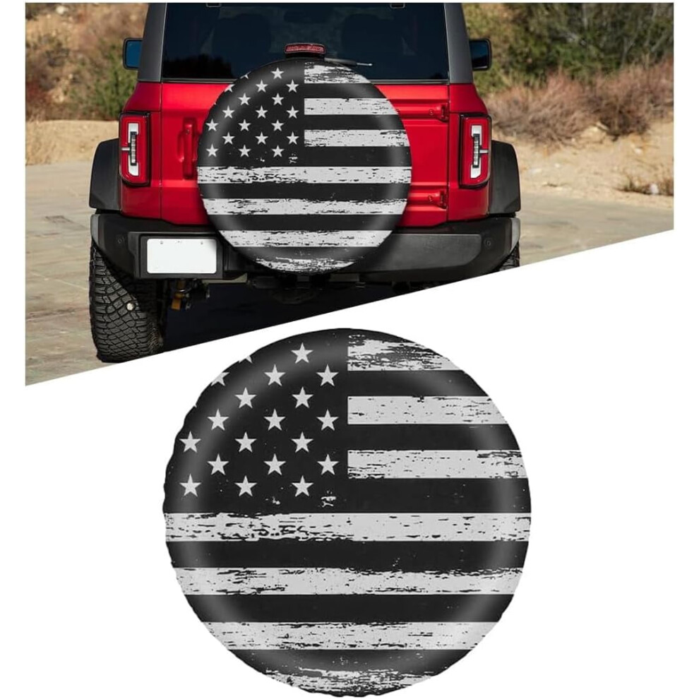 15" Car Spare Tire Cover Â Dustproof & Waterproof, Universal Soft Protector For Suv/Rv/Truck, Compatible With 15" Wheels 9485826576211