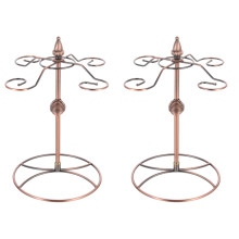 2Pièces Présentoir Marron Pour Verres À Vin Décoration