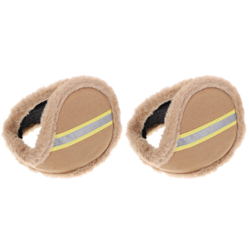 2Pièces Couvre-Oreilles Chaud Khaki Confortable Extérieur Unisexe