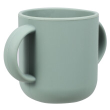Light Green Silicone Cup Durable Drinking Training Cup