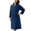 Women's Satin Robe Navy 2X 1