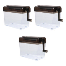 3St Gebruiksvriendelijke Hand Shredder Grijs Voor School En Kantoor