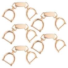 5St Gouden Legering Schoenketting Gespen Slanke Decoratie Accessoires