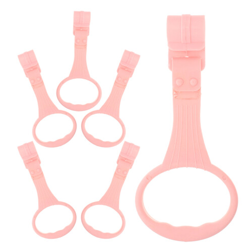 6Pcs Pink Pull Rings for Playpen Toddler Training