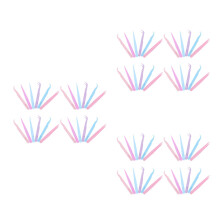 108Pcs Lightweight Plastic Tweezers Curved & Straight for Crafting Use