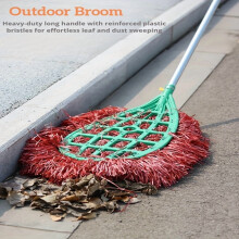 This Is a Very Large Broom, with a Bent Handle to Save Bending And Cleaning. It Is Suitable for Outdoor And Patio Cleaning. Plastic Broom.