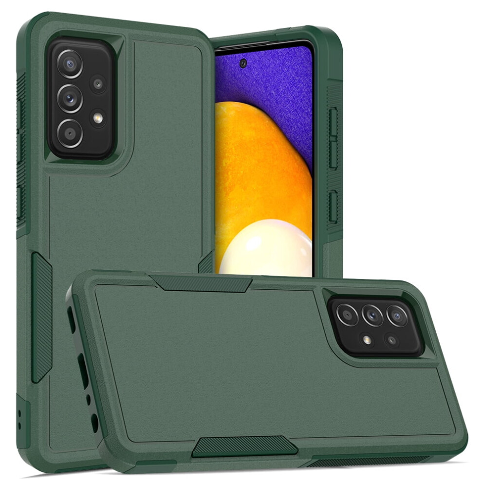 Defender Case For Compatible With Samsung Galaxy A52 4G/5G Â Rugged, Dustproof, Shockproof, Non-Slip Protective Cover In Green 9418476640230