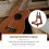 Stojak podłogowy na gitarę i ukulele, drewniany 8