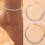 Bracelet de cheville extensible à chaînette ajustable, orné de strass dorés. 1