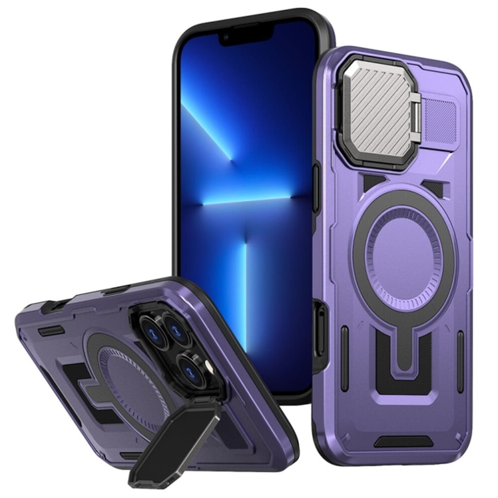 Magsafe Case For Iphone 13 Pro Max 6.7 Inch Rugged Purple 9152228988309